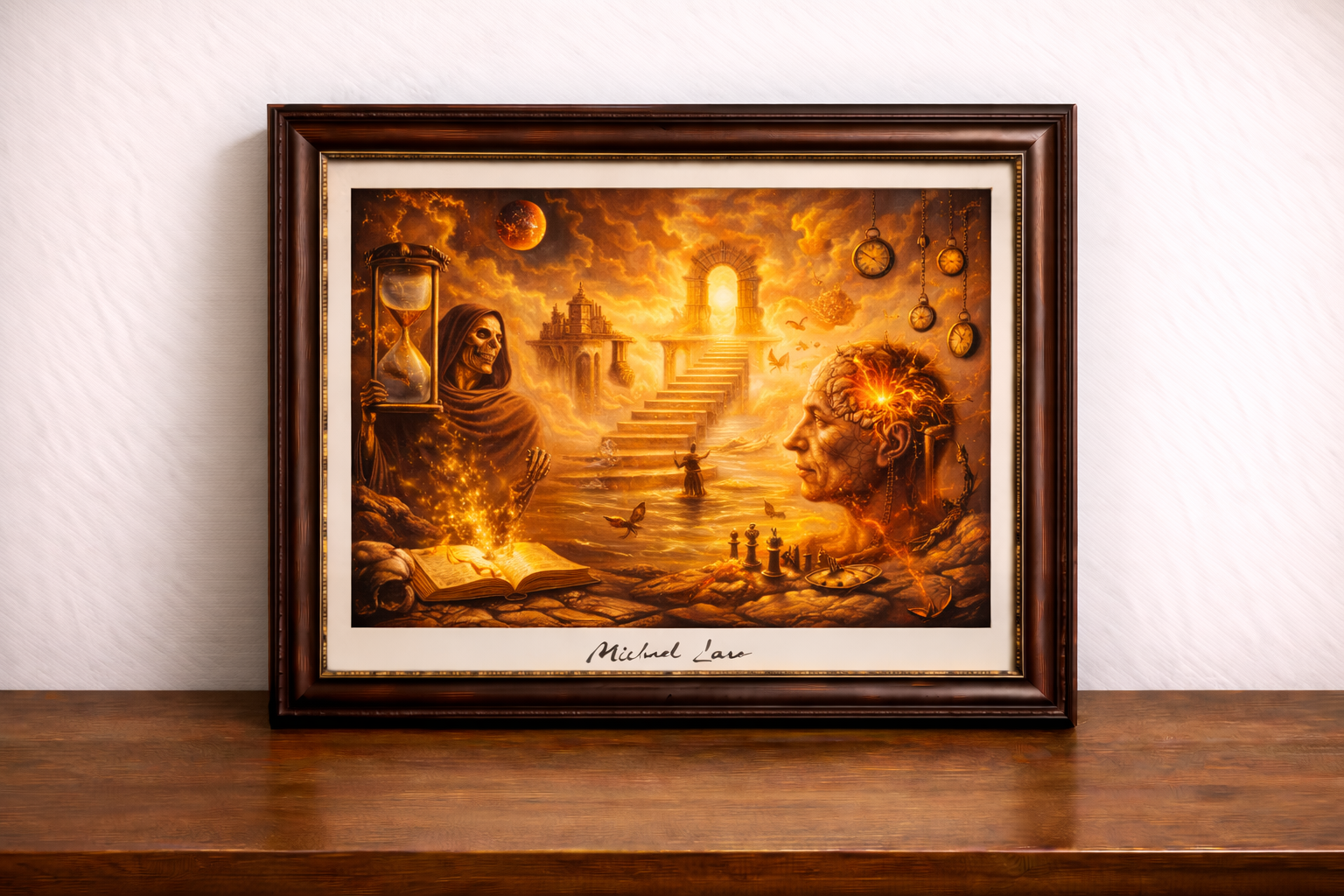 Escalier d'or vers l'inconnu