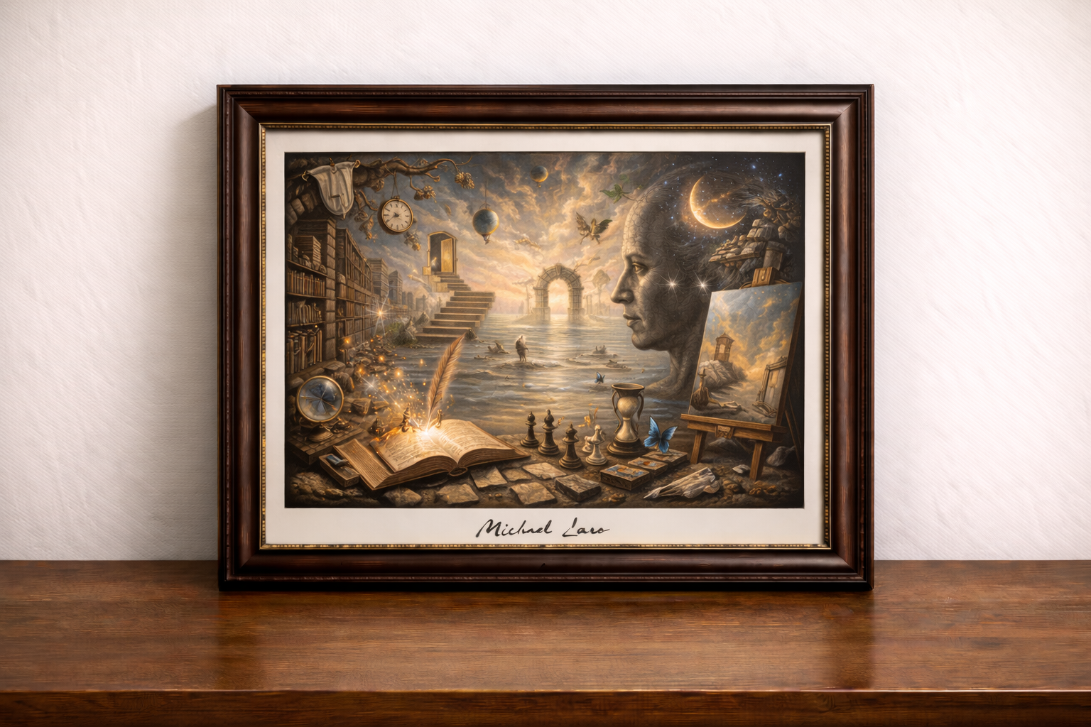 Surreal library of dreams