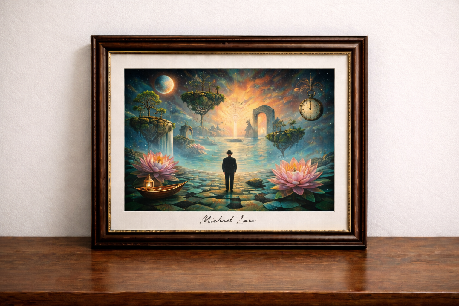 Surreal vision in a timeless landscape